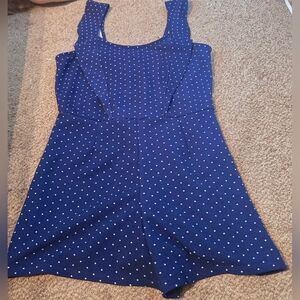 Derek Heart Blue Polka Dot Kids Dress